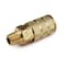 Primefit 6 Ball ARO Coupler Brass 1/4" x 1/4" Male NPT 10PCS AC1414MB6-B10-P - alternate 5